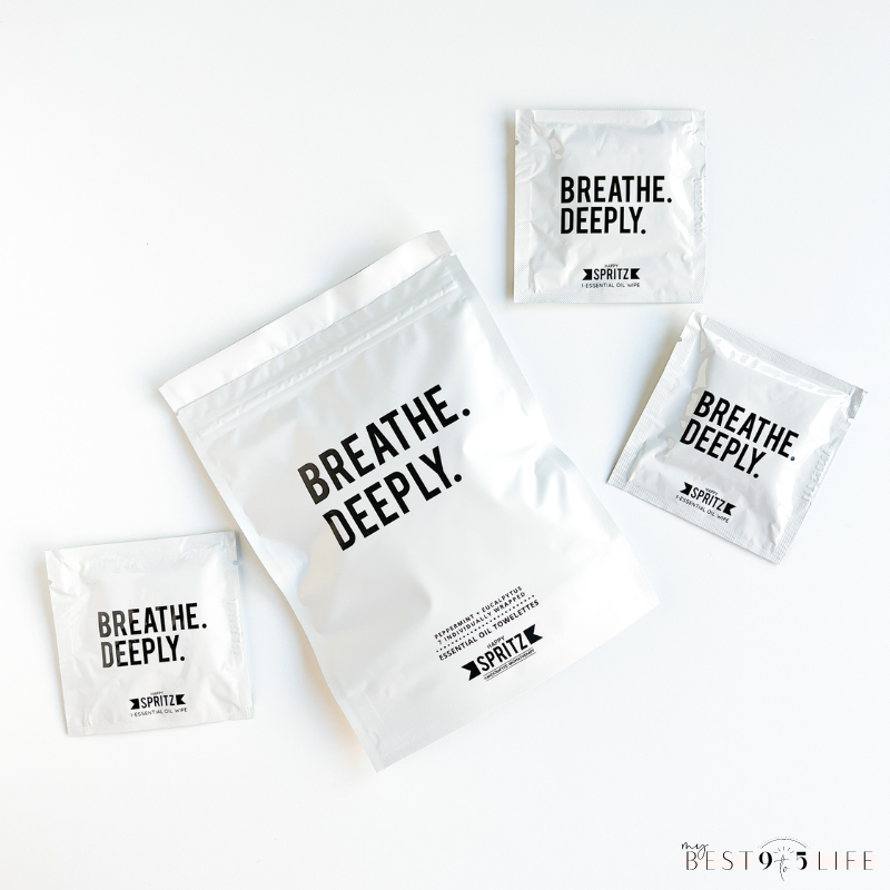 Breathe Deeply Towelettes by Happy Spritz