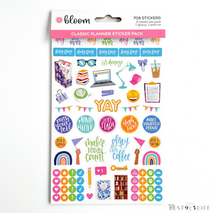 Classic Planner Sticker Pack by Bloom Daily Planners
