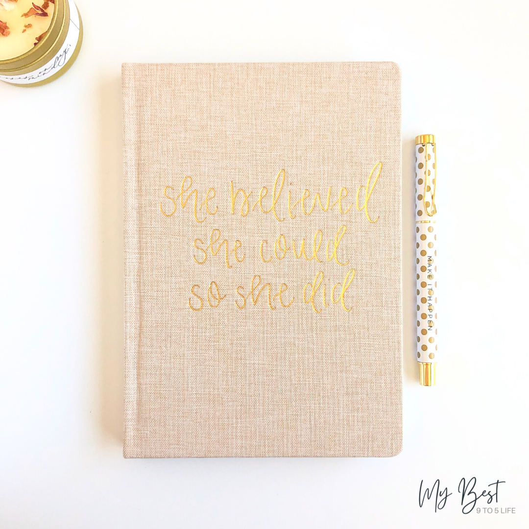 Sweet Water Decor She Believed She Could So She Did Journal